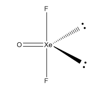 Hybradization of XeOF2