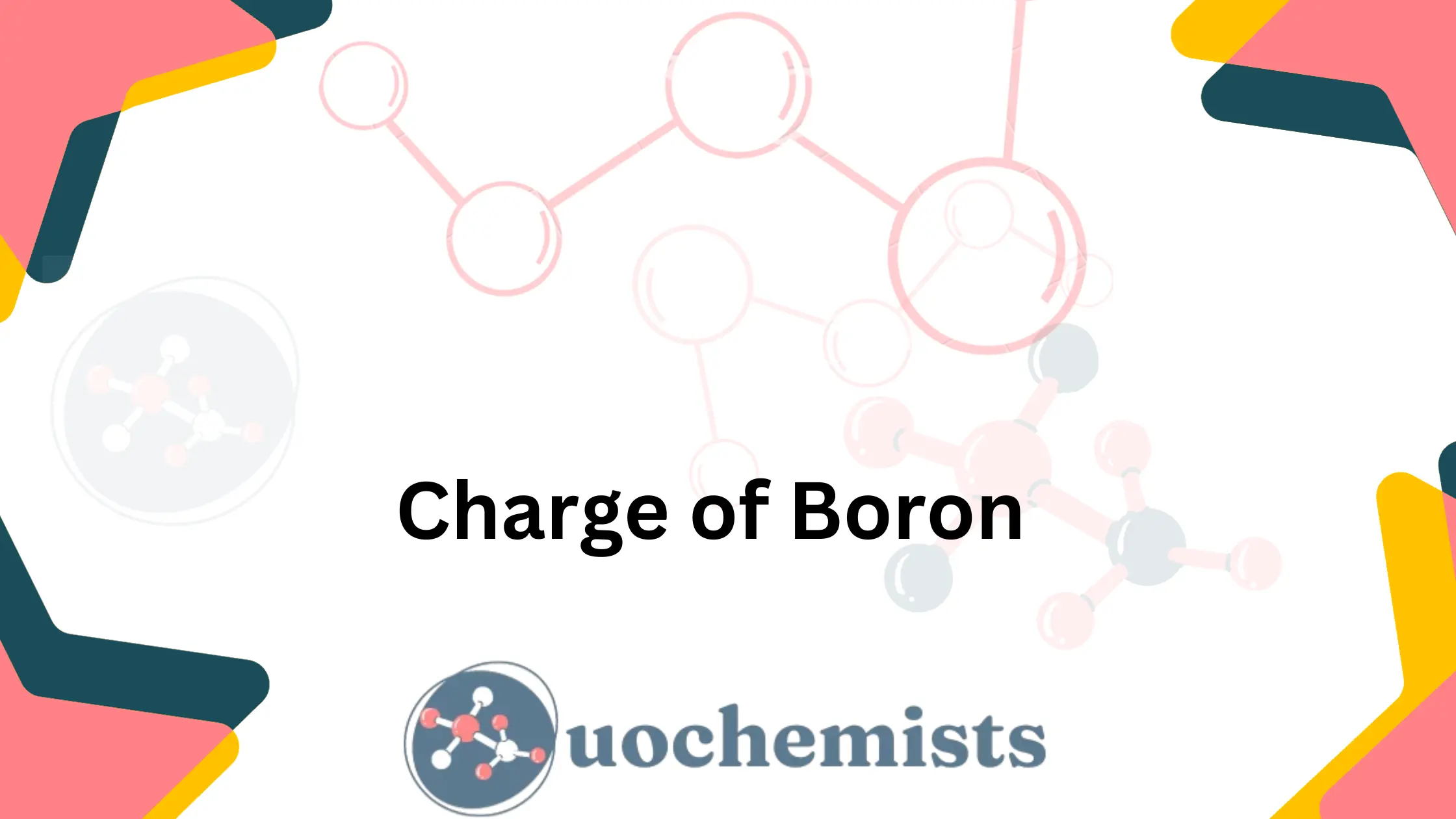 Charge of Boron | UO Chemists